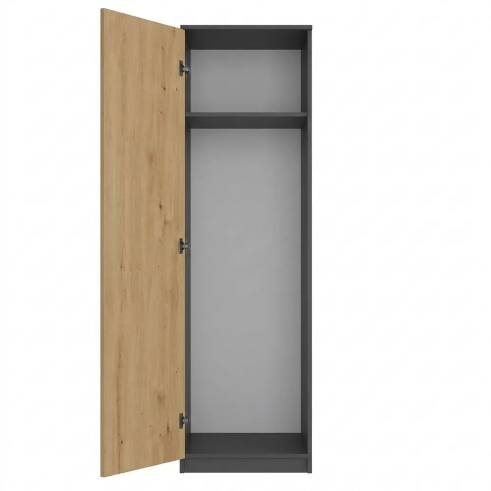 Großer Kleiderschrank für Kinderzimmer oder Schlafzimmer, modernes Design, inklusive Montagezubehör