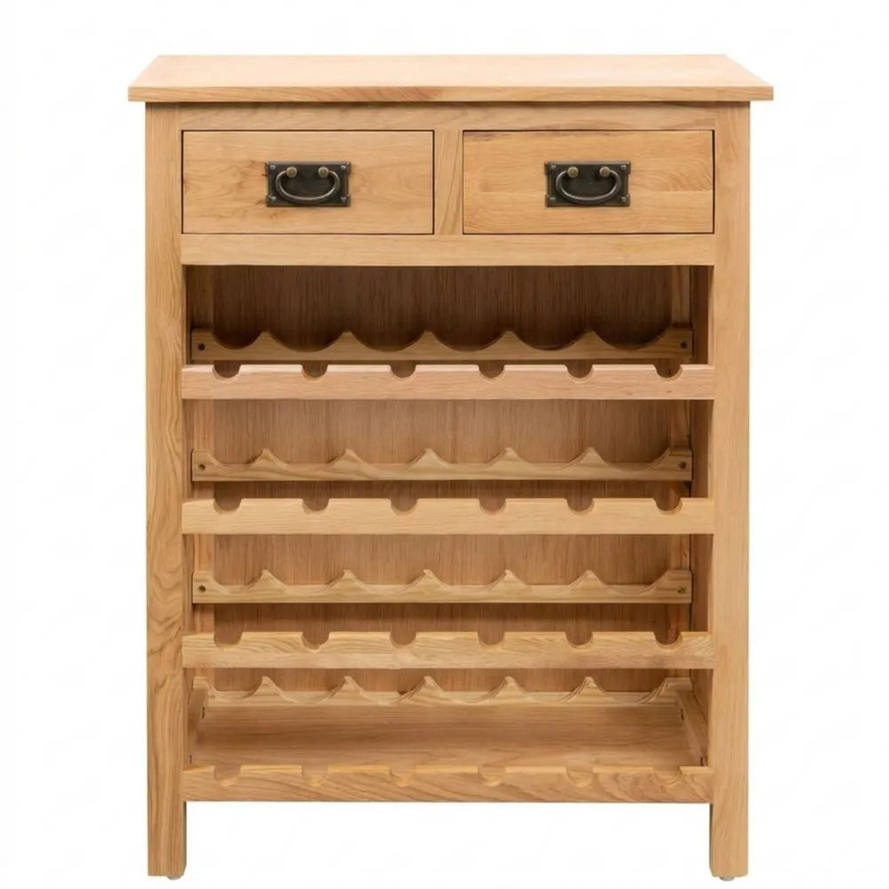 Eleganter Weinschrank aus Eichenholz für stilvolle Aufbewahrung